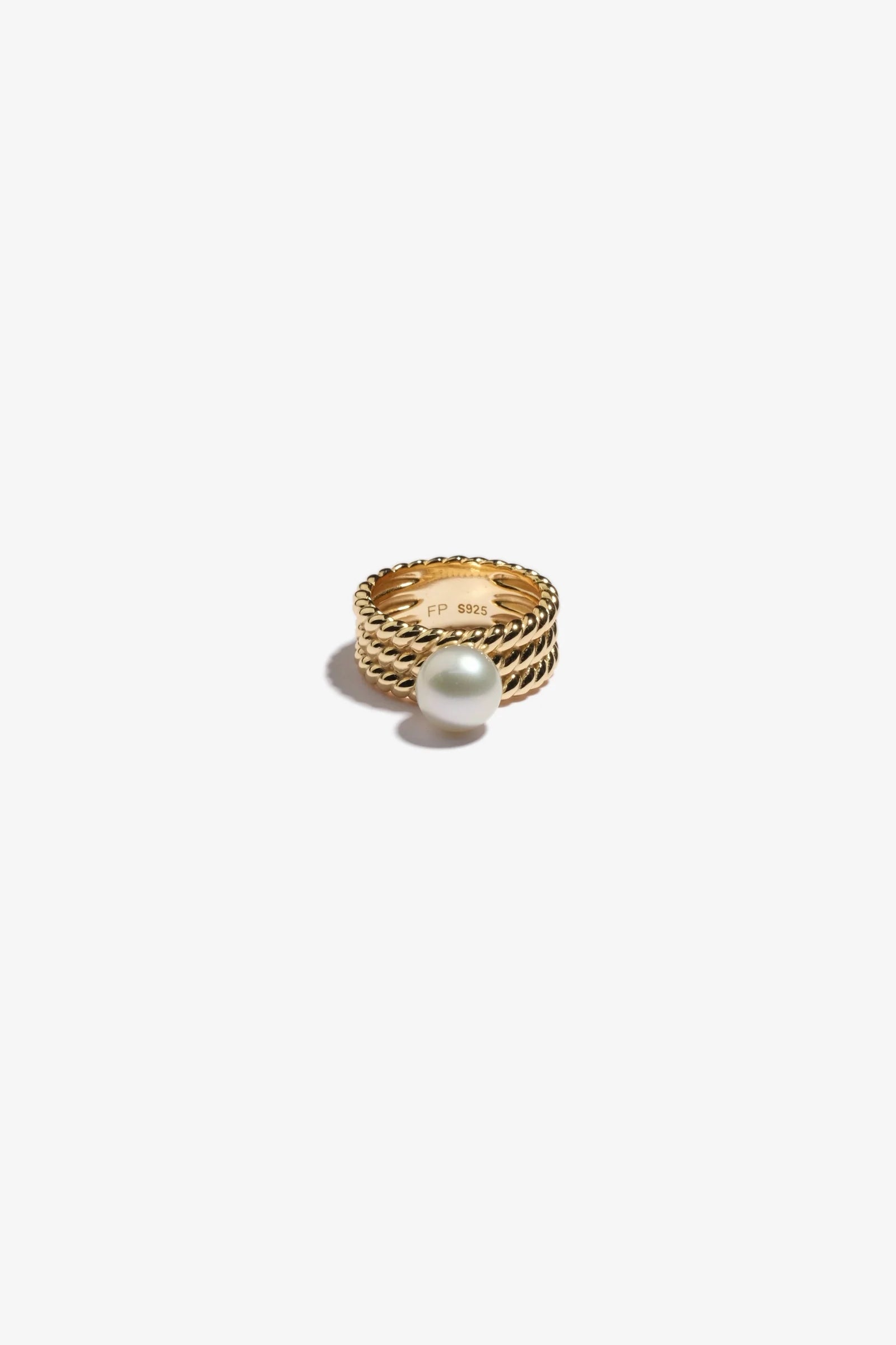 Golden South Sea Pearl Ring